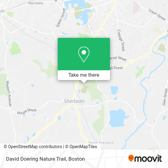 David Doering Nature Trail map