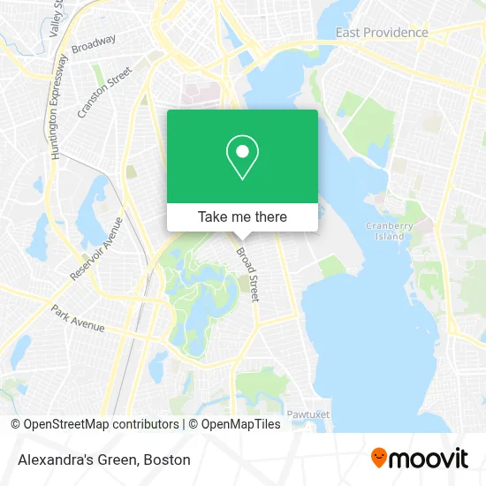 Alexandra's Green map