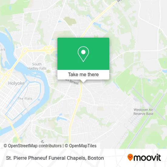 St. Pierre Phaneuf Funeral Chapels map