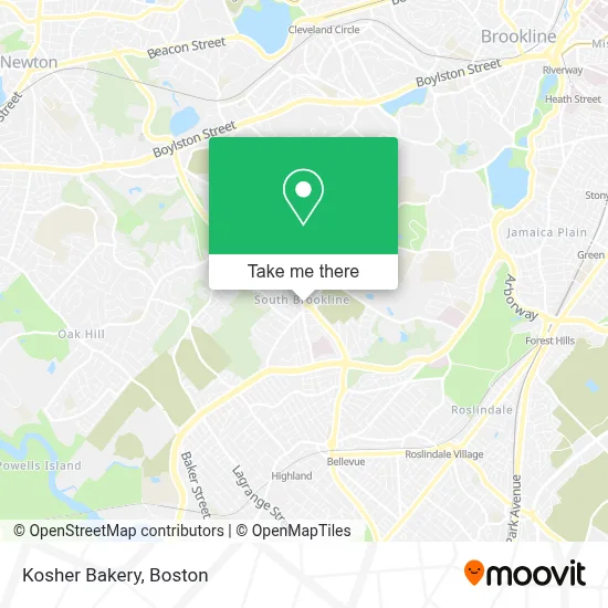 Kosher Bakery map