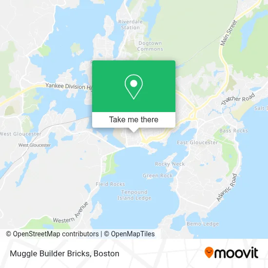 Muggle Builder Bricks map
