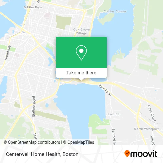 Centerwell Home Health map