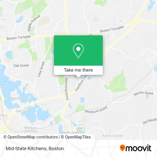 Mid-State Kitchens map