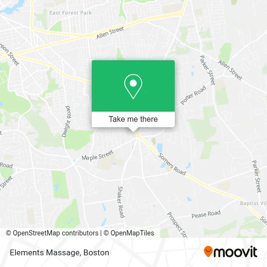 Elements Massage map