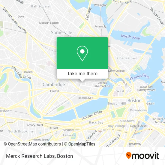 Merck Research Labs map