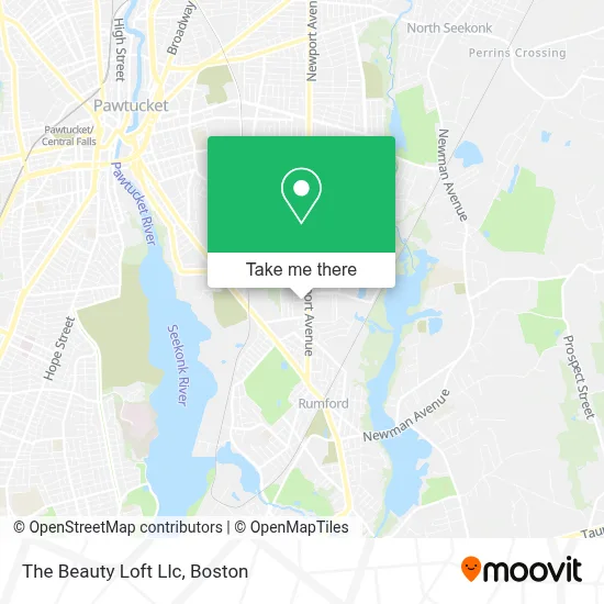 The Beauty Loft Llc map