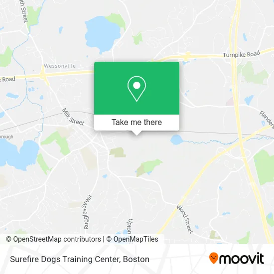 Surefire Dogs Training Center map