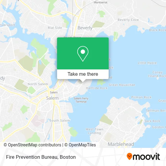 Fire Prevention Bureau map