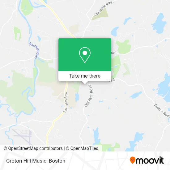 Groton Hill Music map