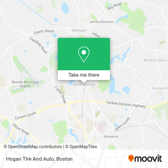 Hogan Tire And Auto map