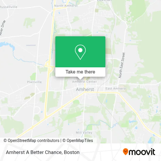 Amherst A Better Chance map