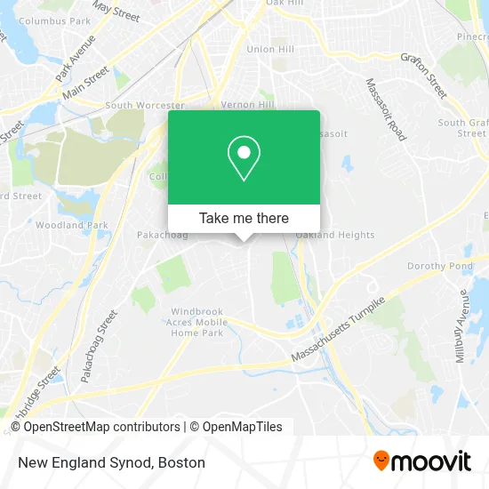 New England Synod map