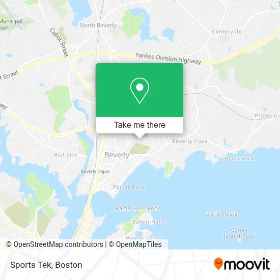 Sports Tek map