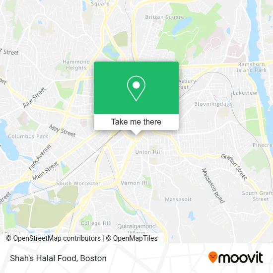 Shah's Halal Food map