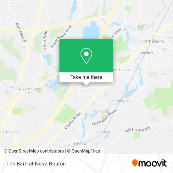 The Barn at Nesv map