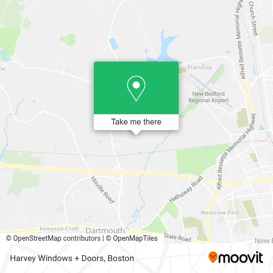 Harvey Windows + Doors map