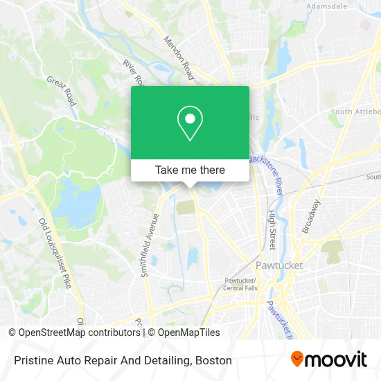 Pristine Auto Repair And Detailing map
