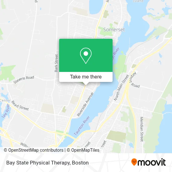 Bay State Physical Therapy map