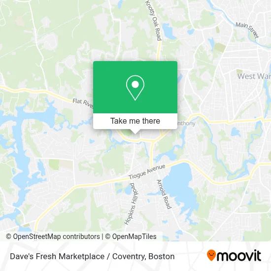 Dave's Fresh Marketplace / Coventry map