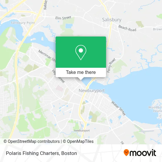 Polaris Fishing Charters map