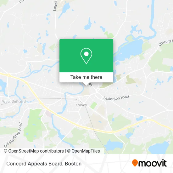 Concord Appeals Board map