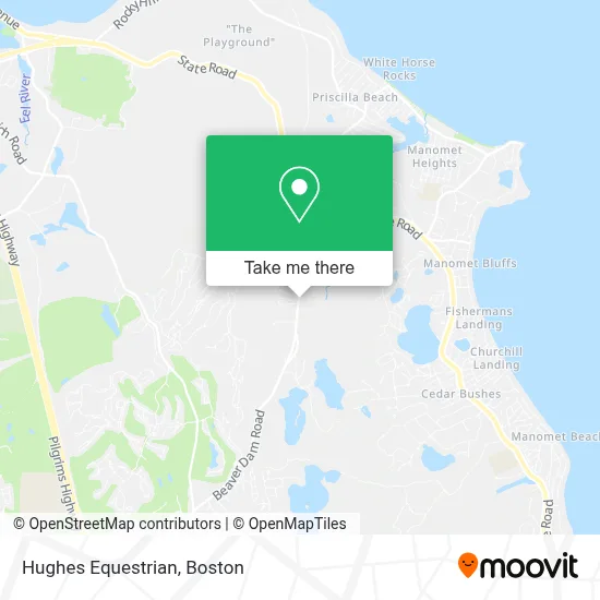 Hughes Equestrian map