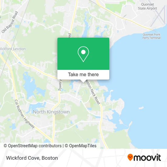 Wickford Cove map