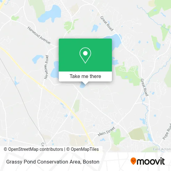 Grassy Pond Conservation Area map
