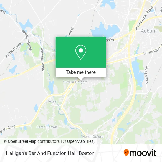 Halligan's Bar And Function Hall map