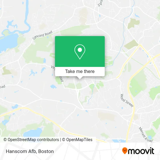 Hanscom Afb map