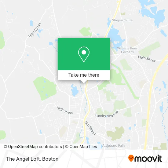 The Angel Loft map