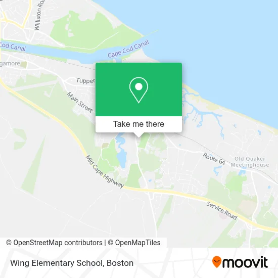 Wing Elementary School map