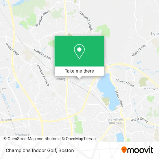 Champions Indoor Golf map