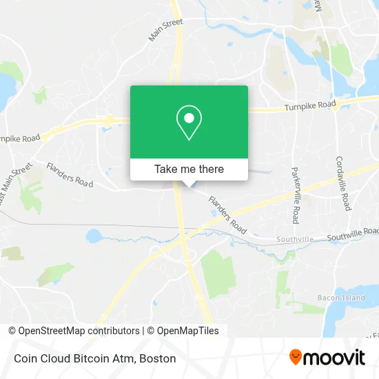 Coin Cloud Bitcoin Atm map