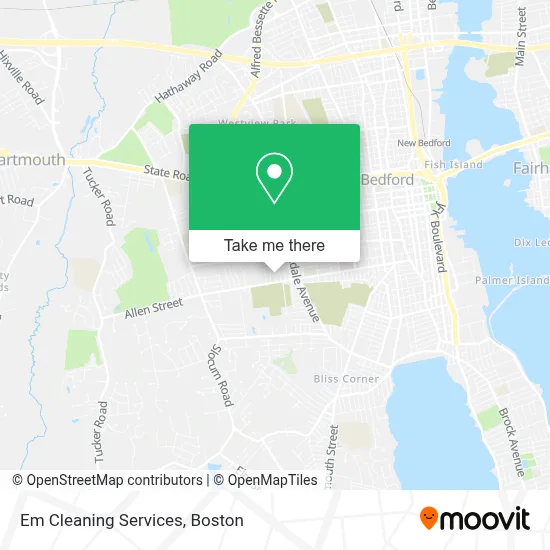 Em Cleaning Services map