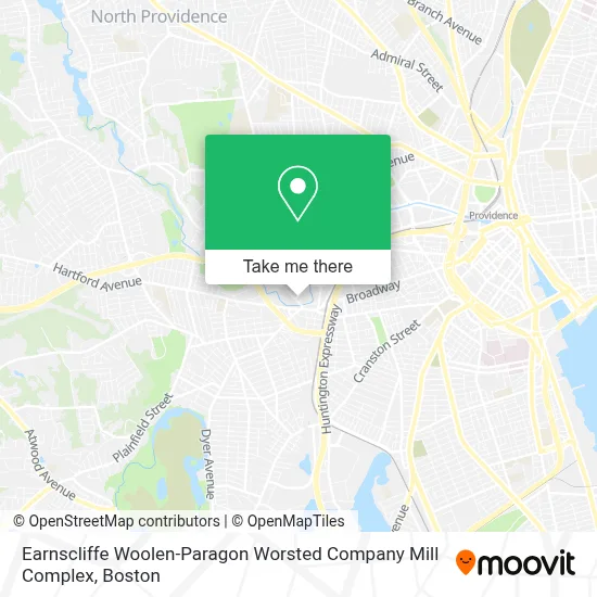 Earnscliffe Woolen-Paragon Worsted Company Mill Complex map