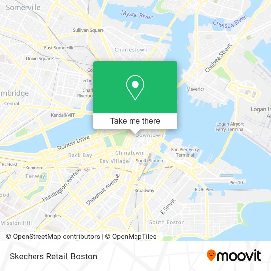 Skechers Retail map