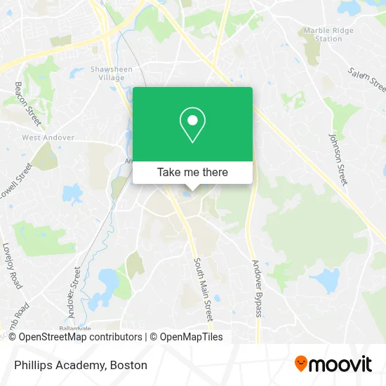 Phillips Academy map