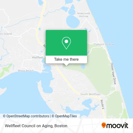 Wellfleet Council on Aging map