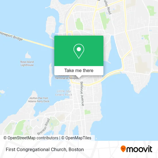 First Congregational Church map