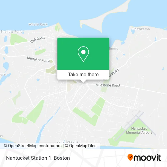 Nantucket Station 1 map