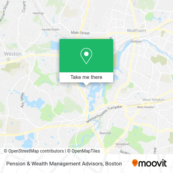 Pension & Wealth Management Advisors map