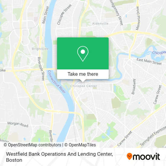 Westfield Bank Operations And Lending Center map