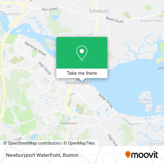 Newburyport Waterfront map