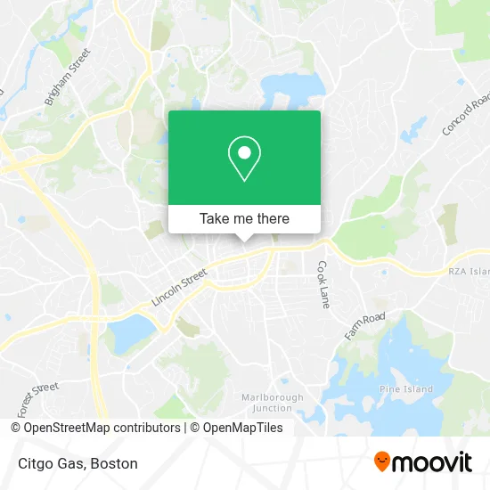 Citgo Gas map