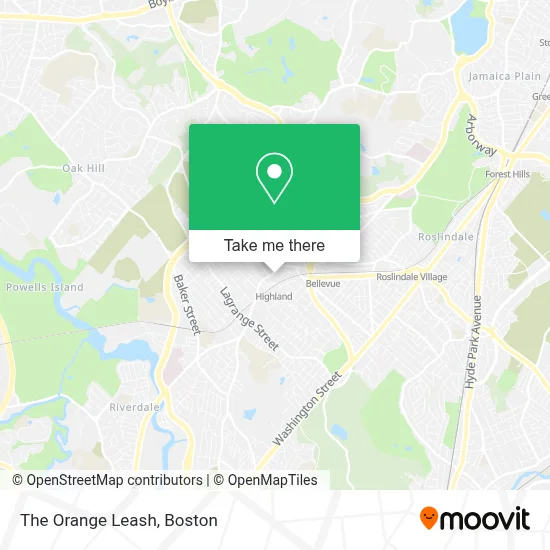 The Orange Leash map
