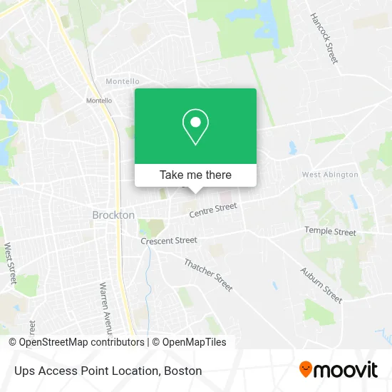 Ups Access Point Location map