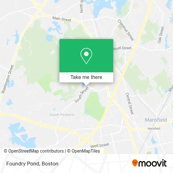 Foundry Pond map
