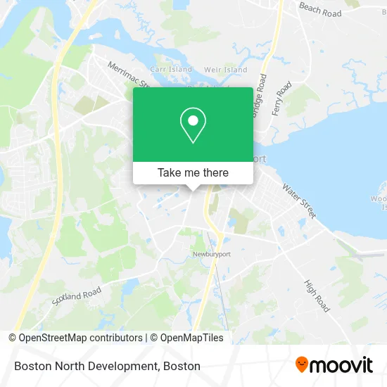 Boston North Development map