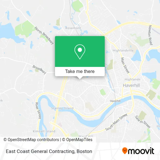 East Coast General Contracting map